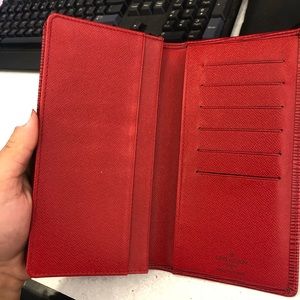 Authentic Louis Vuitton checkbook wallet